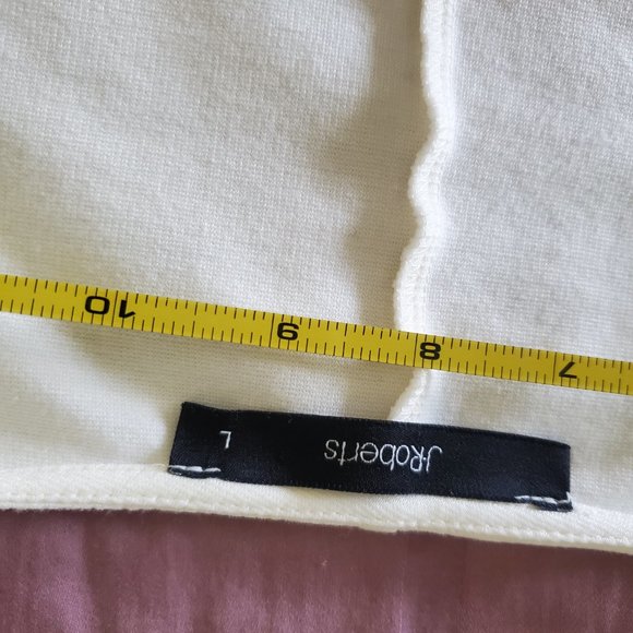 JRoberts  Womens Casual Jacket Size L White - Picture 2 of 8